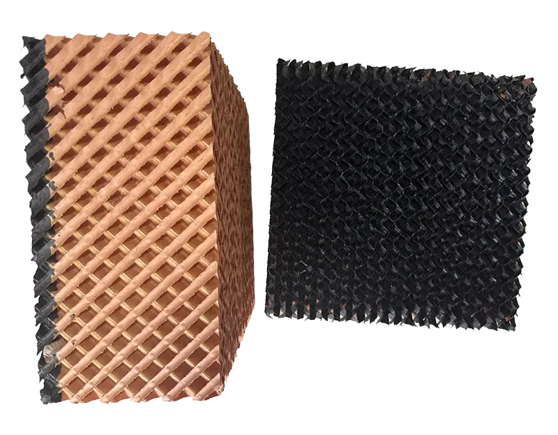 Cooling pad black-coated block