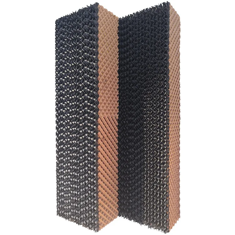 Cooling pad flute and black-coated face